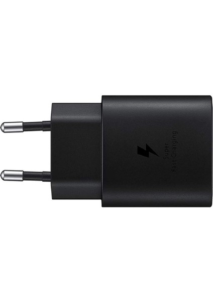 USB Type C Galaxy A53 5g Type-C Fast Şarj Adaptörü 25W Siyah( Türkiye Garantili) 2 Yıl Resmi Distri