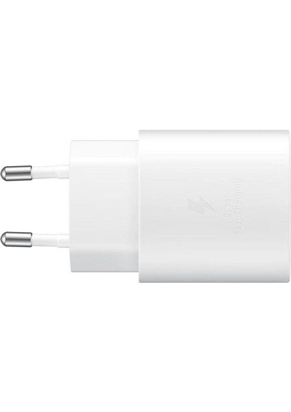 Beyaz Galaxy Z Fold 4 Type-C Fast Şarj Adaptörü 25W Beyaz (Samsung Türkiye Garantili) 2 Yıl fiyatları