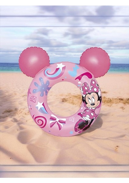 Minnie Mouse Kulaklı Deniz Simidi 65 cm fiyatları