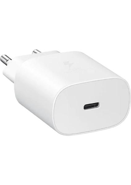 2 Yıl Galaxy Z Flip 4 Type-C Fast Şarj Adaptörü 25W Beyaz (Samsung Türkiye Garantili) Beyaz