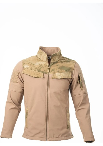 5 Cepli Cep Kapaklı Unisex Softshell Polar Mont Ceket