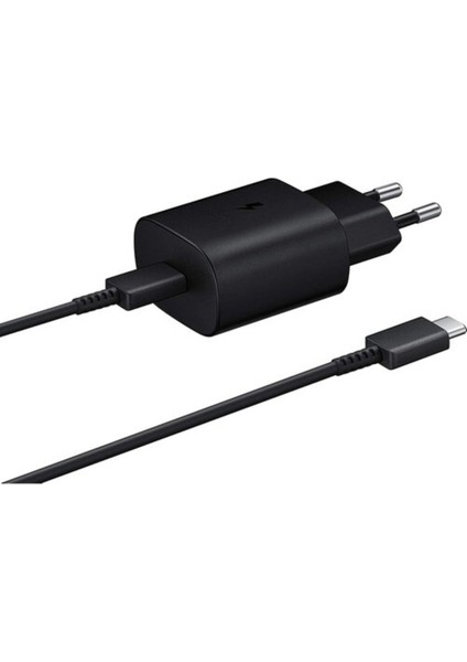 Beyaz Galaxy A33 5g Fast Charging 25W Type-C Çıkışlı Kablolu Şarj Aleti Siyah( Türkiye Gara 2 Yıl