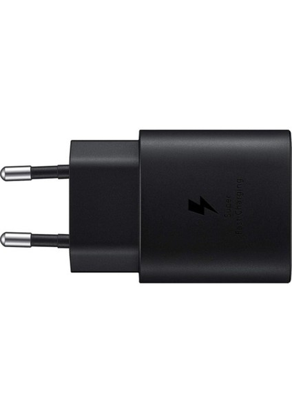 Siyah Galaxy A54 5g Fast Charging 25W Type-C Çıkışlı Kablolu Şarj Aleti Siyah(Samsung Türkiye Gara