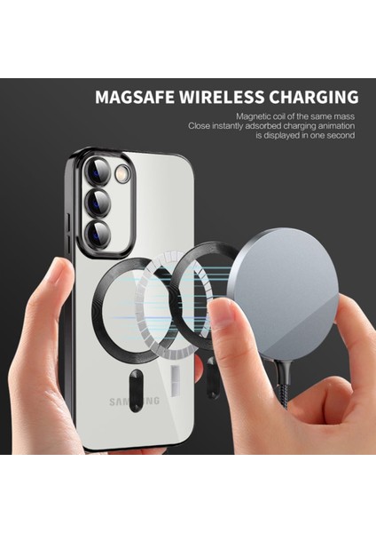 Huawei Mate 30 Pro Kılıf Kamera Lens Korumalı Renkli Magsafe Şeffaf Silikon
