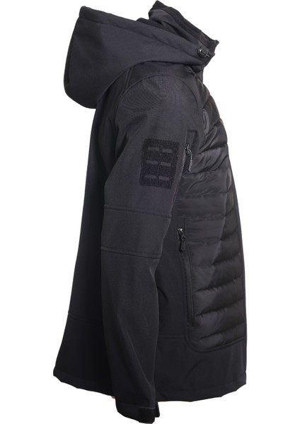 4 Cepli Önü Kapitoneli Softshell Mont Ceket