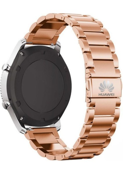 Huawei Watch Gt4 46 mm Modeline Uyumlu Klasik Paslanmaz Çelik Kordon 22MM - Kordon