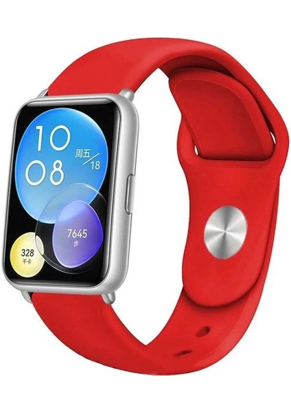 Huawei Watch Fit1 ( Fit New ) Modeline Uyumlu - Silikon Spor kordon - 20 mm -