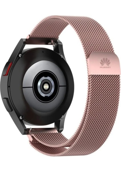Huawei Watch Gt3 - Gt3 Pro - Gt4 46 mm Serileri ile Modeline Uyumlu Metal Hasır KORDON-42MM-46MM - Şık ve Dayanıklı Metal Kordon