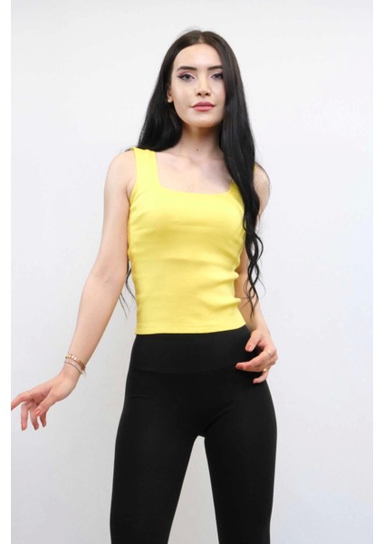 Modlive- Triko Atlet Sarı modelleri