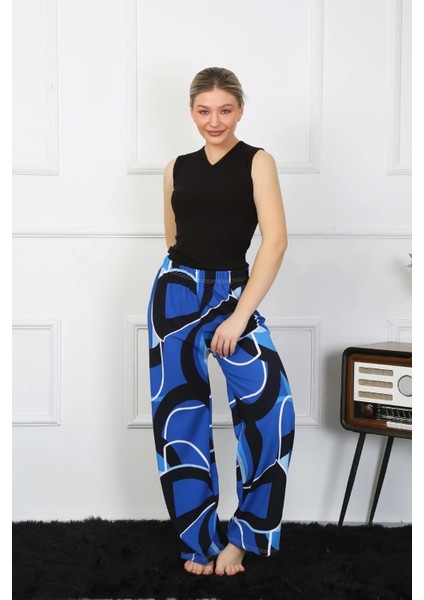 Modlive- Kadın Bol Paça Penye Saks Alt Üst Takım 5502 fiyatları