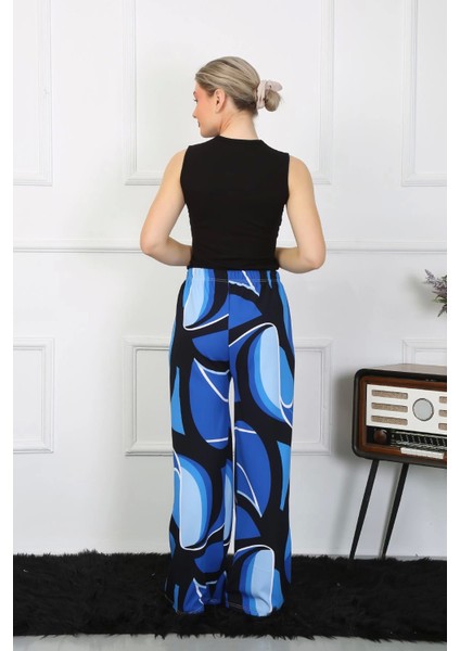 Modlive- Kadın Bol Paça Penye Saks Alt Üst Takım 5502 modelleri