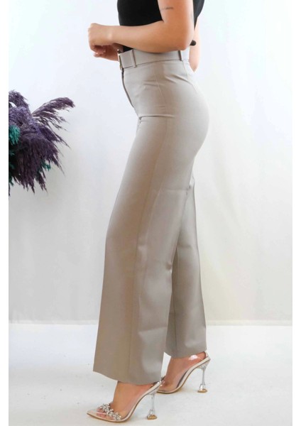 Modlive- Kemerli Pantolon Gri fiyatları