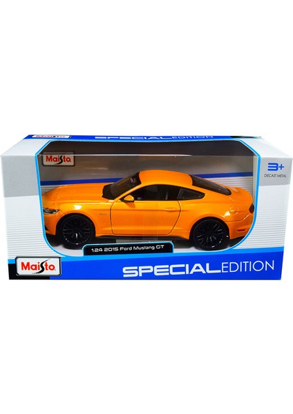 1/24 2015 Model Ford Mustang Gt Turuncu