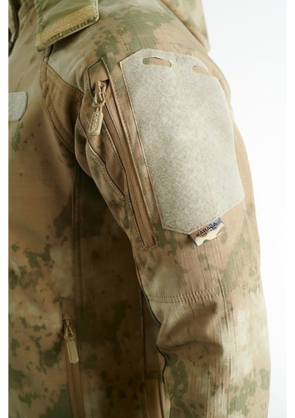 5 Cepli Tactical Double Softshell Su Geçirmez Unisex Mont Ceket