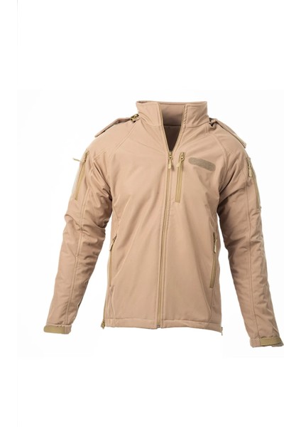 5 Cepli Tactical Double Softshell Su Geçirmez Unisex Mont Ceket