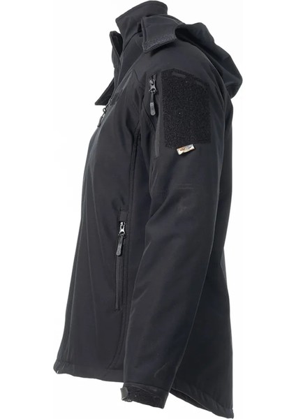 5 Cepli Tactical Double Softshell Su Geçirmez Unisex Mont Ceket