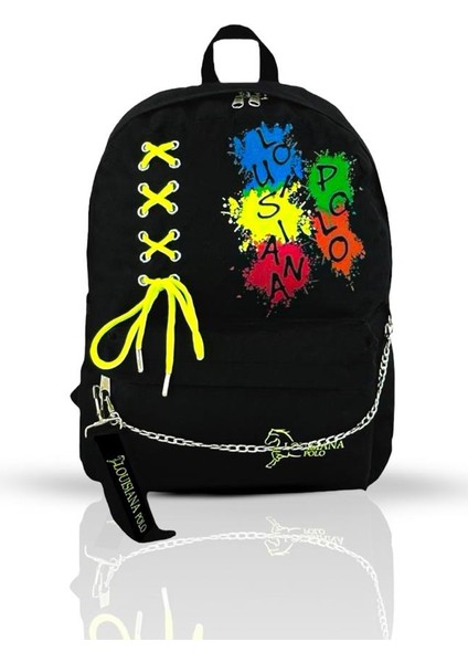 Laptop Bölmeli Okul Çantası Multicolor 1141