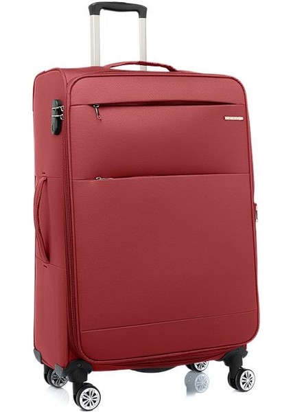 2'li Valiz Seti Büyük ve Orta Boy Lüx Kumaş Valiz Bordo 2082 fiyatları