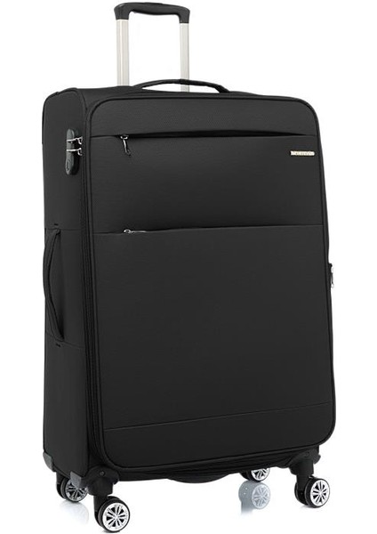 2'li Valiz Seti Büyük Ve Kabin Boy Lüx Kumaş Valiz Siyah 2082 fiyatları