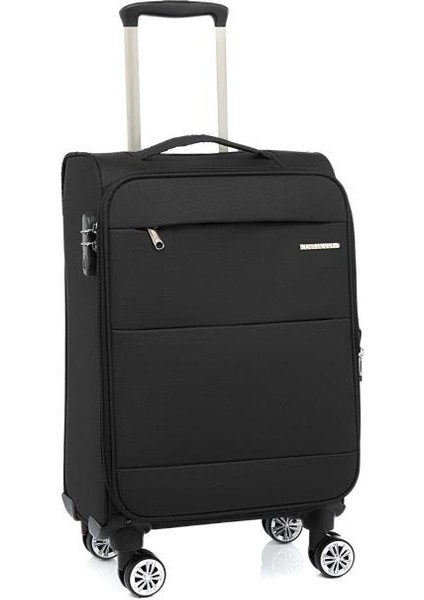 2'li Valiz Seti Büyük Ve Kabin Boy Lüx Kumaş Valiz Siyah 2082 fırsatları