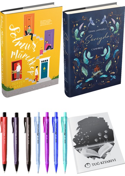 Süveyda 1 Canhıraş Ciltli Cemal Latifoğlu ve Ephesus Yayınları Solmuş Mürekkep 2 Ciltli Meryem Nart 2li Set