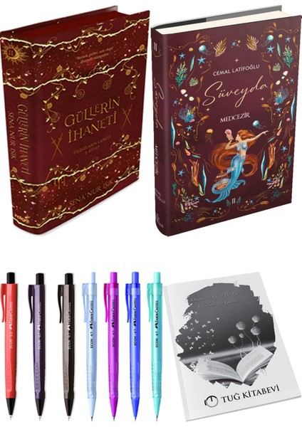 Süveyda 2 Medcezir Ciltli Cemal Latifoğlu ve Güllerin Ihaneti 2 Ciltli Sena Nur Işık 2li Set