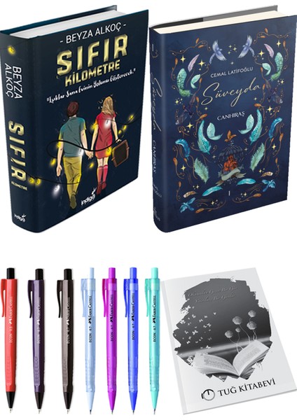 Süveyda 1 Canhıraş Ciltli Cemal Latifoğlu ve Sıfır Kilometre Ciltli Beyza Alkoç 2li Set