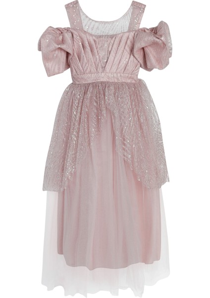 Kız Çocuk Abiye 6-14 Yaş Lila modelleri