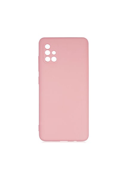 Samsung Galaxy A51 Içi Kadife Dolgulu Şık Candy Lansman Silikon Kılıf