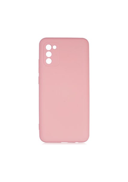 Galaxy A02S Kılıf Yumuşak Doku ve Kadife Dolgulu Clay Premium Silikon Kapak