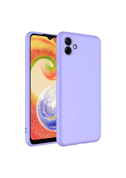 Samsung Galaxy A04 Içi Kadife Dolgulu Şık Candy Lansman Silikon Kılıf