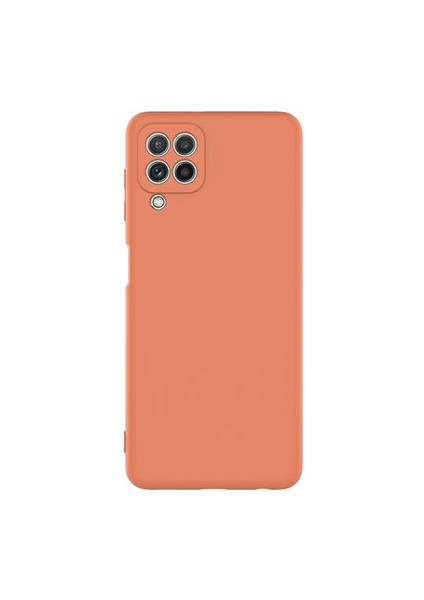 Samsung Galaxy A22 4g Içi Kadife Dolgulu Şık Candy Lansman Silikon Kılıf