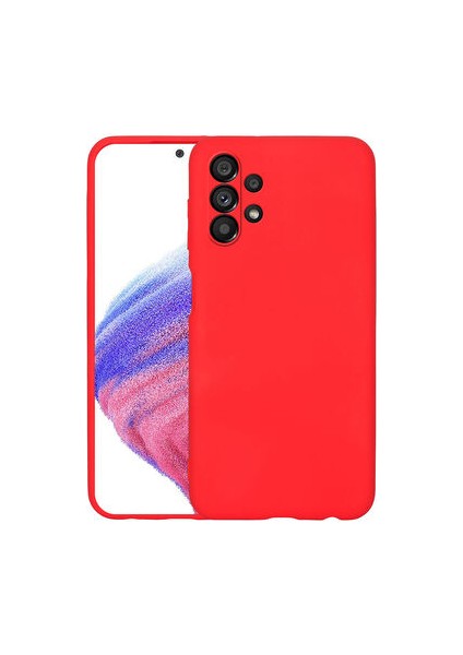 Samsung Galaxy A73 Içi Kadife Dolgulu Şık Candy Lansman Silikon Kılıf