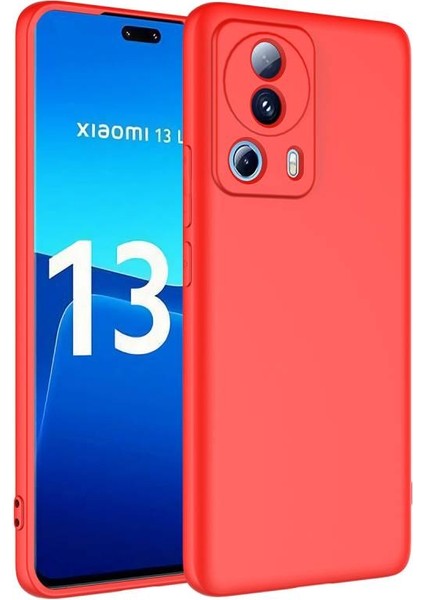 Xiaomi Mi 13 Lite Içi Kadife Dolgulu Şık Candy Lansman Silikon Kılıf