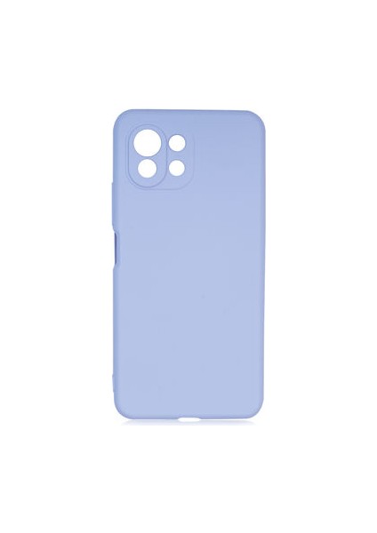 Xiaomi Mi 11 Lite Içi Kadife Dolgulu Şık Candy Lansman Silikon Kılıf