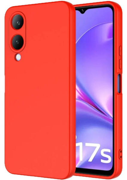 Vivo Y17S Içi Kadife Dolgulu Şık Candy Lansman Silikon Kılıf