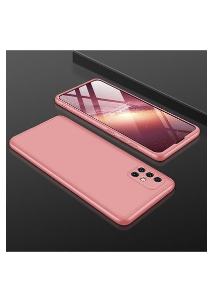 Samsung Galaxy A71 3 Parçalı Tam Koruma Şık Astrea Premium Sert Kılıf