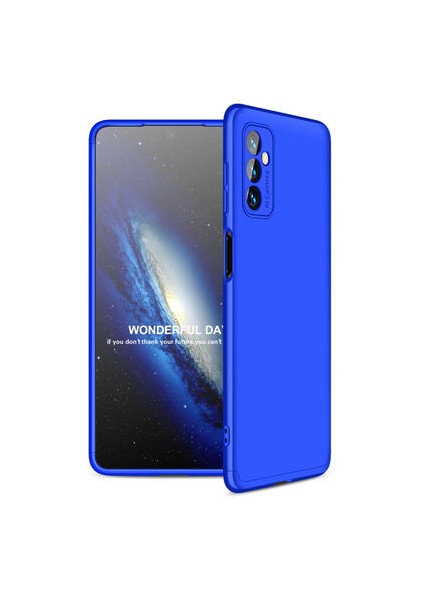 Samsung Galaxy M52 3 Parçalı Tam Koruma Şık Astrea Premium Sert Kılıf