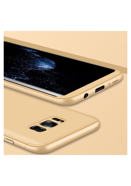 Samsung Galaxy S8 3 Parçalı Tam Koruma Şık Astrea Premium Sert Kılıf