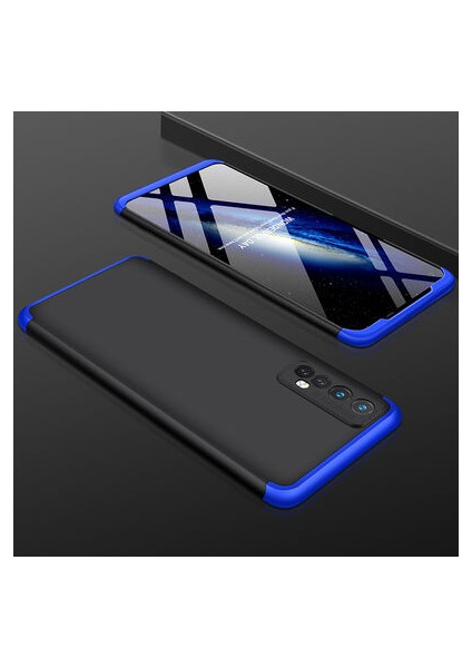 Realme 7 3 Parçalı Tam Koruma Şık Astrea Premium Sert Kılıf