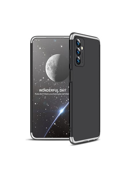 Samsung Galaxy M23 3 Parçalı Tam Koruma Şık Astrea Premium Sert Kılıf