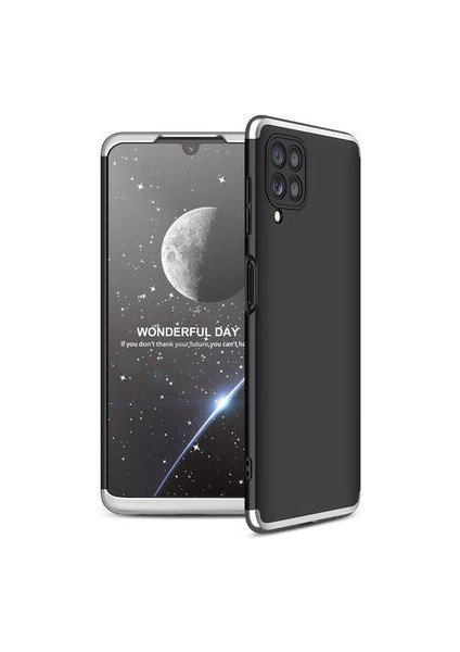 Samsung Galaxy M32 3 Parçalı Tam Koruma Şık Astrea Premium Sert Kılıf