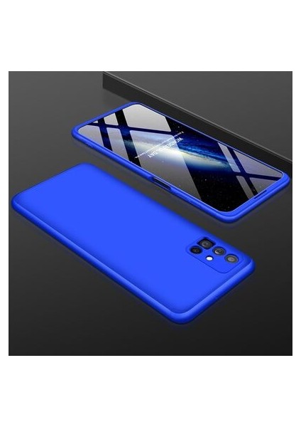 Samsung Galaxy M51 3 Parçalı Tam Koruma Şık Astrea Premium Sert Kılıf