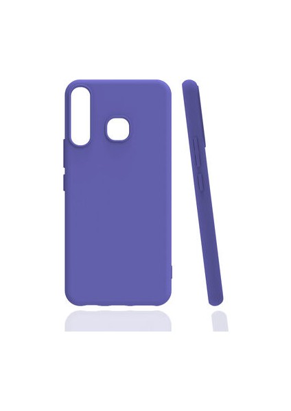 Infinix Hot 8 Soft Yapılı ve Esnek Şık Biye Silikon Kılıf