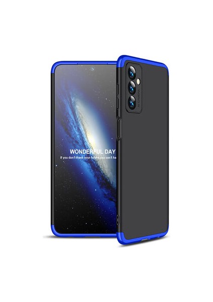 Samsung Galaxy M23 3 Parçalı Tam Koruma Şık Astrea Premium Sert Kılıf