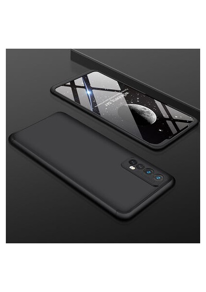 Realme 7 3 Parçalı Tam Koruma Şık Astrea Premium Sert Kılıf