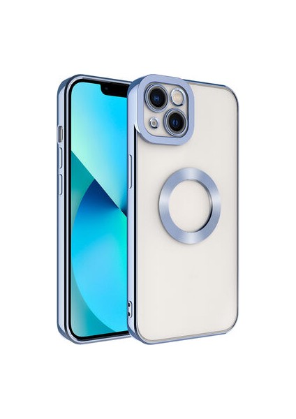 iPhone 13 Şık Tasarımlı ve Parlak Omega Premium Silikon Kılıf