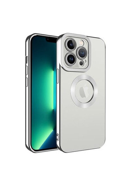 iPhone 13 Pro Max Şık Tasarımlı ve Parlak Omega Premium Silikon Kılıf