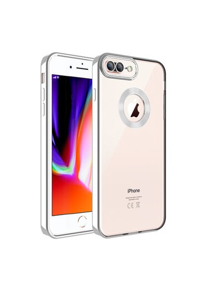 iPhone 7 Plus Şık Tasarımlı ve Parlak Omega Premium Silikon Kılıf