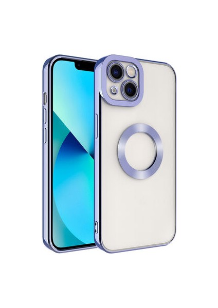 iPhone 13 Şık Tasarımlı ve Parlak Omega Premium Silikon Kılıf